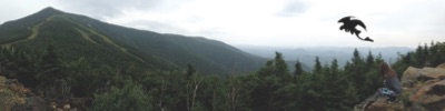 alli on a mountain