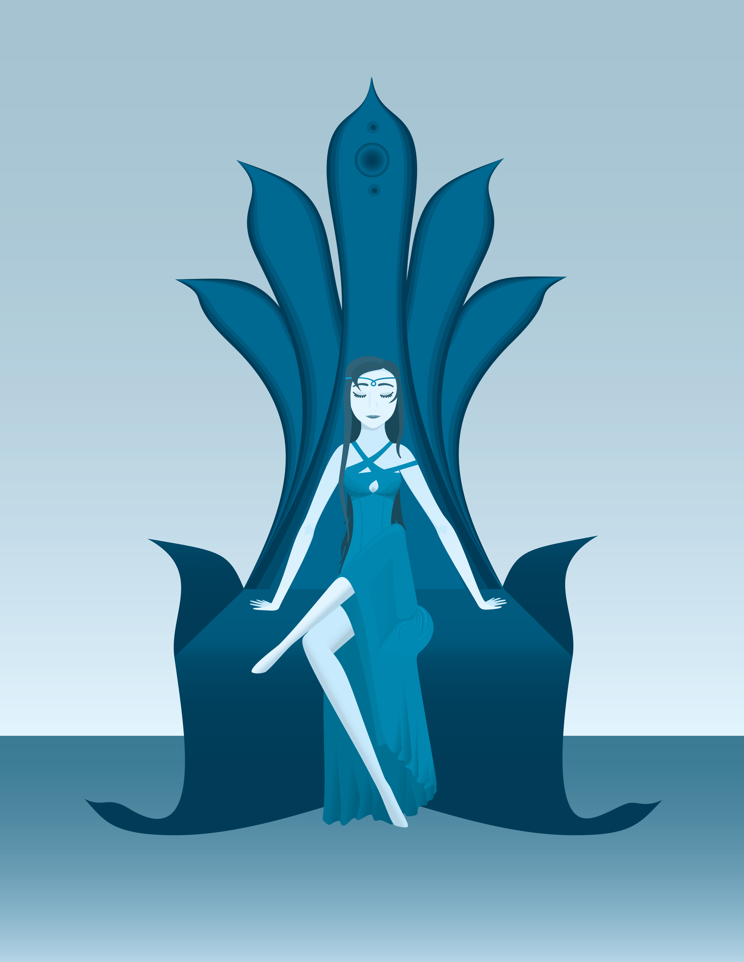 Monochromatic Illustration